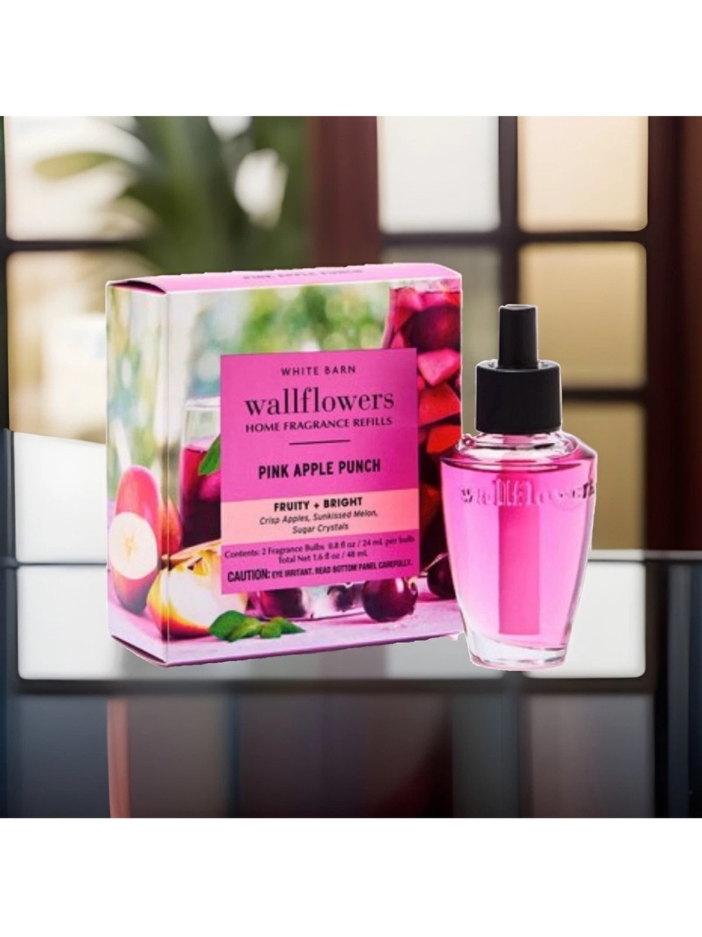 Bath & Body Works 2-Pk Wallflowers Refill-Pink Apple Punch (0.8 fl oz Ea)